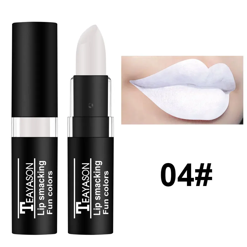 1PC Vampire Blue Black White Vampire Color Matte Lipstick Waterproof Retro Dark Color Lipsticks Holloween Party Makeup Cosmetics