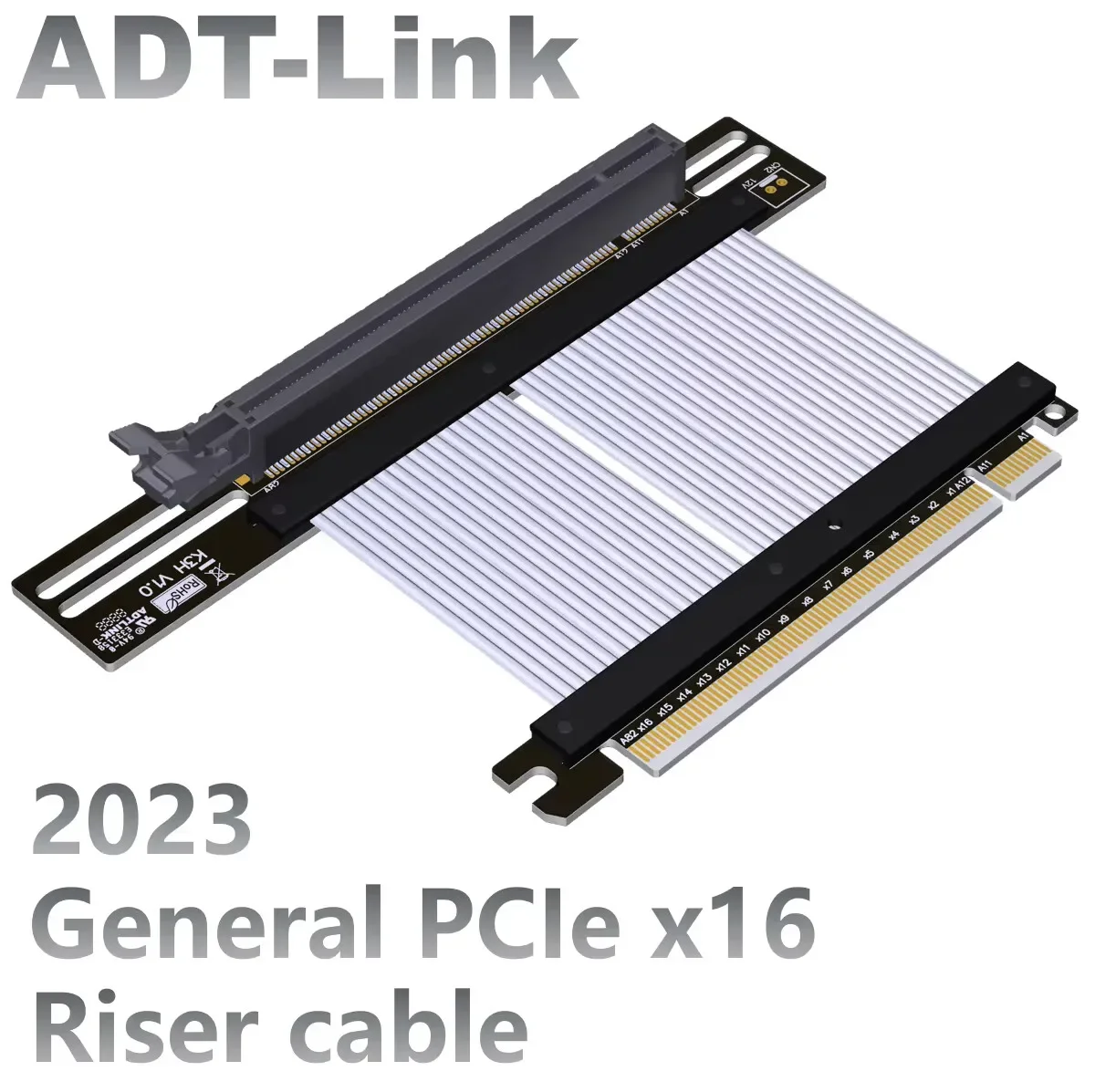

K33SH Riser Cable PCI for EXPRESS 16x Flexible Cable Card High Speed GEN4 Extension Port Adapter Card PCIe 4.0 X16 Riser For GPU