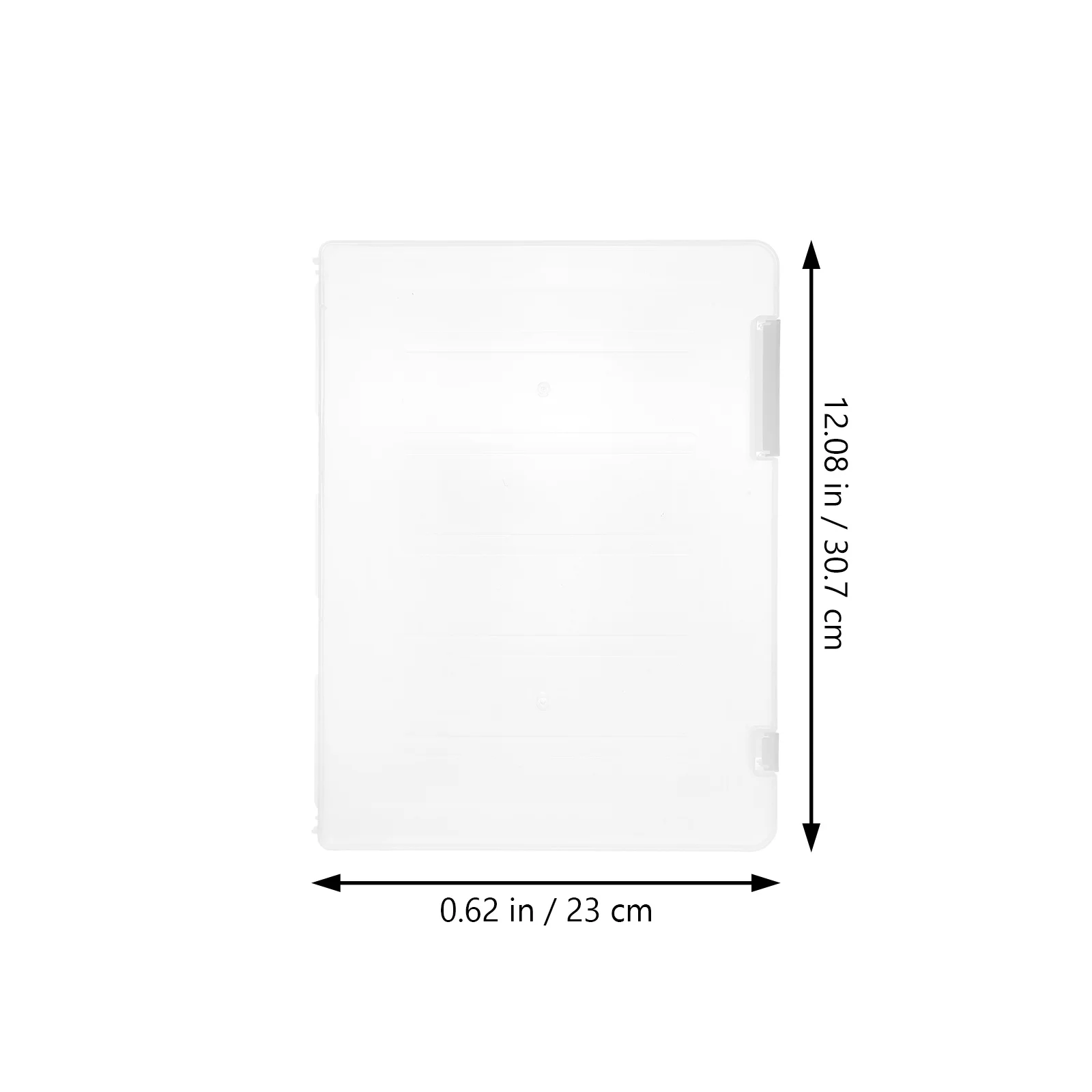 

1pcs A4 File Organizer Transparent Document Storage Box Desktop Paper Holder For Office School Home Large Capacity Pp Material