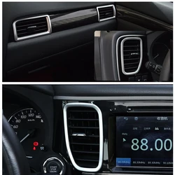 LHD Accessories Storage Box Handle Car Side Air AC Outlet Vent Decoration Cover Trim For Mitsubishi Outlander 2016-2021