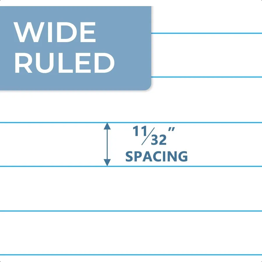 دفاتر ملاحظات تكوين ورق مسطر واسع 4 عبوات كتاب تكوين 9 3 4 × 7 1 2 80 ورقة 160 صفحة ألوان متنوعة مكتب المدرسة
