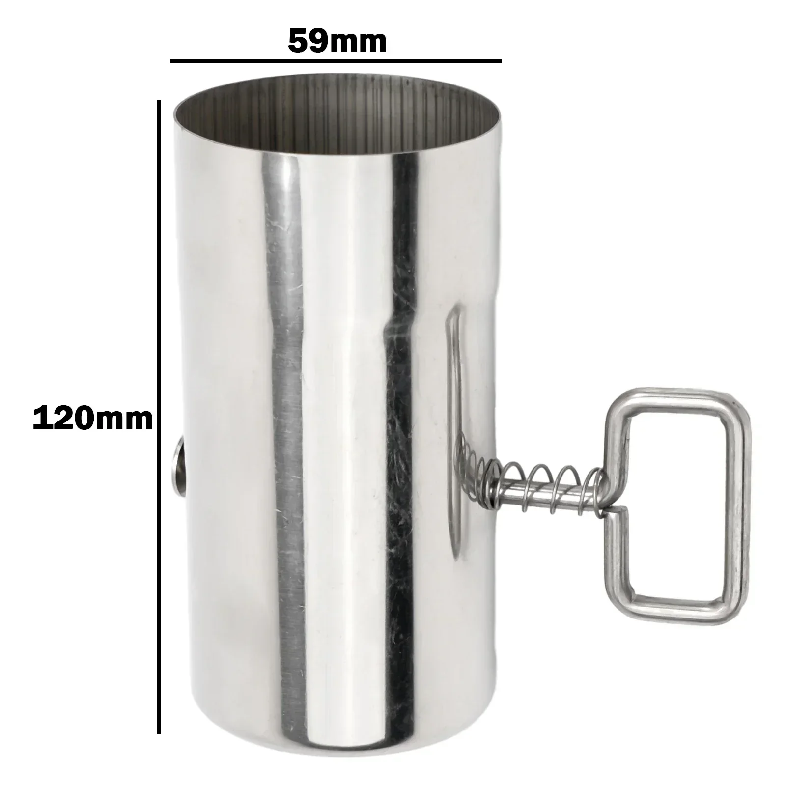 Woodstove anti-scalding tube Kitchen Accessories Stainless steel Smoke Pipe for BBQ Chimney Stove Pipe With Damper 12x5.9x5.9cm