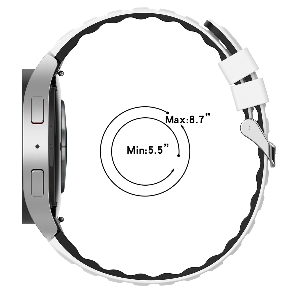 Uhren armband Silikon armband für Samsung Galaxy Watch 6 Uhr 6 Classic Sport Uhren armband Armband