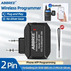 Walkie Talkie Programmer Wireless Bluetooth Program Phone APP Programming forbaofeng UV-21 BF-888S UV-5RH Quansheng UV-K6 K5