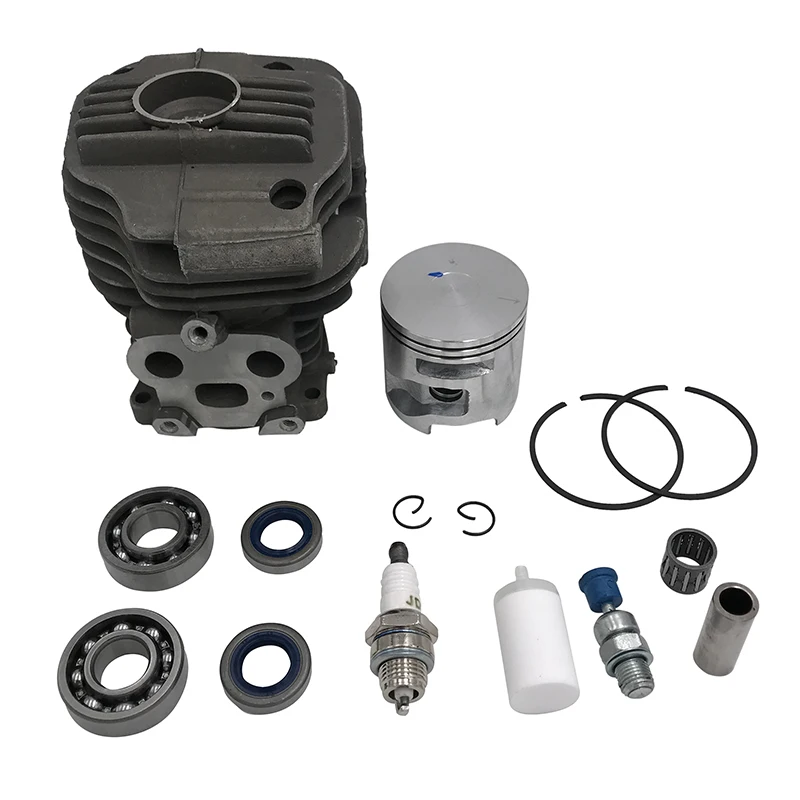 HUNDURE Chain saw 51mm Cylinder Piston Grooved Ball Bearing Kit For Husqvarna K750 K760 cutoff concrete saw Engine Motor Parts