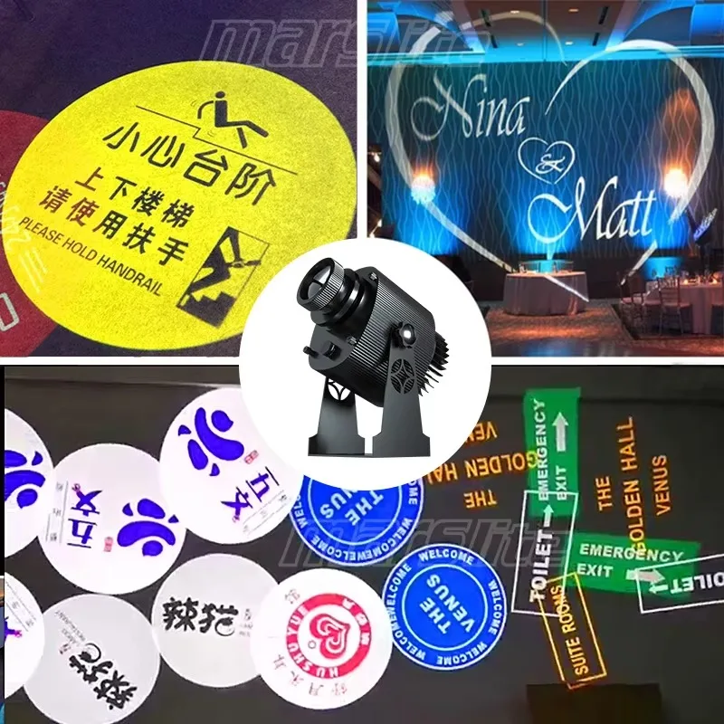 Gobo Projector IP66 Waterproof 100W Custom Logo Projector Outdoor IR Rotating Image Gobo Led Logo Light - Image 3