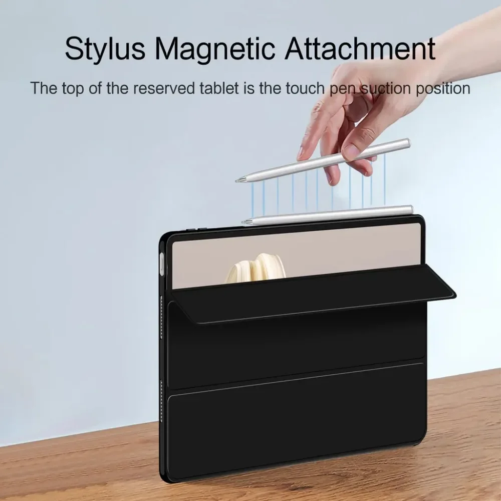 Tablet Leather Case for Huawei MatePad Air Pro 12.2 2024 MatePad Air 12 Leic-Folding Flip Stand Silicone Back Protection Case