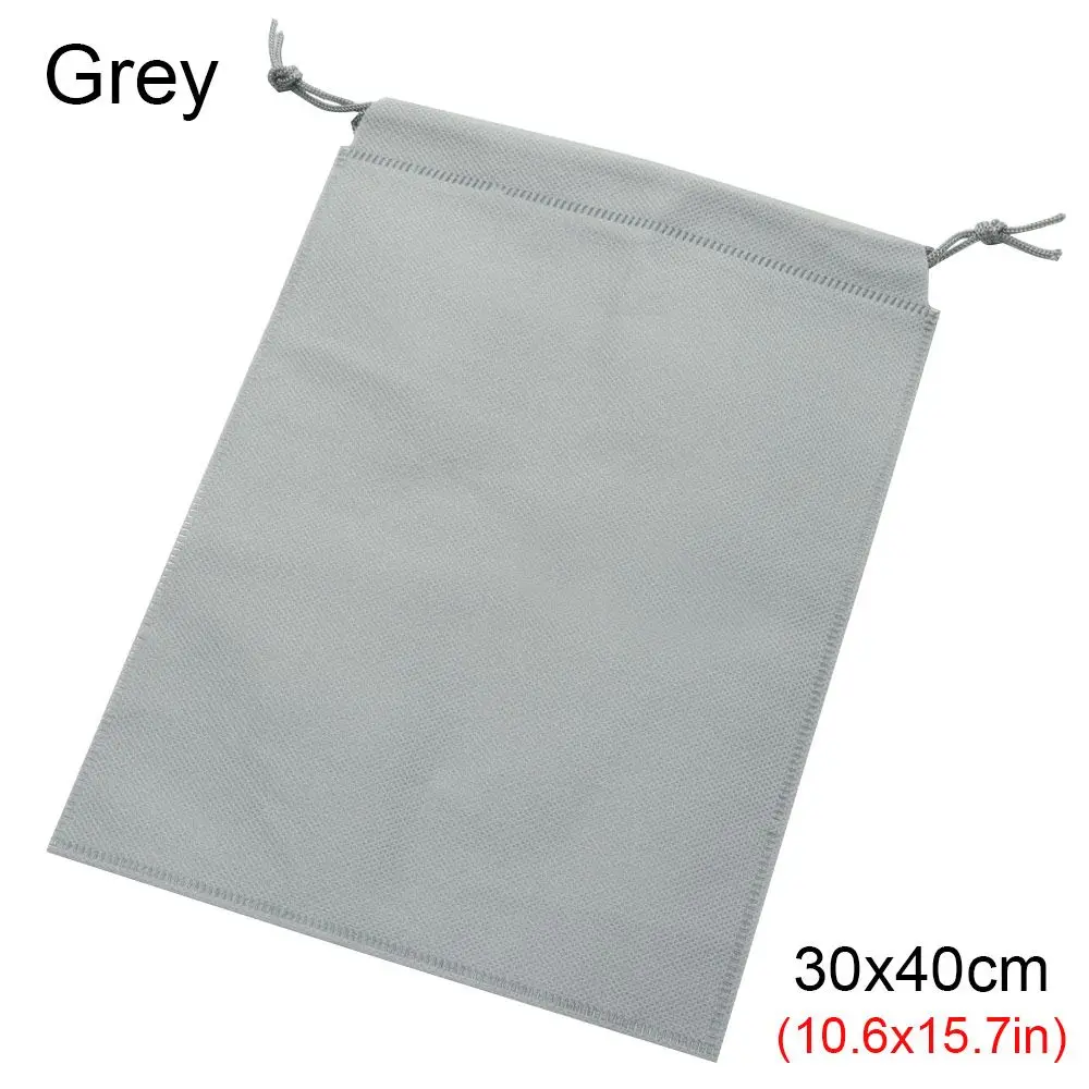 Storage Pouch Dust-proof Clothing Organizer Shoes Storage Drawstring Bags Storage Bag Non-woven