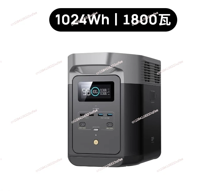 1024Wh 1800W AC Outlets Solar Generator for Home RV Outdoor Portable Power Station Camping  Battery