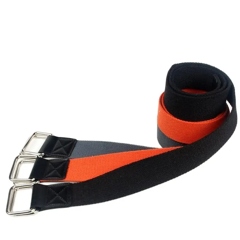 

Simple Casual Canvas Weave Belts Double Ring Buckle Waistband Belt Unisex Fashion Sport Decorate Belt Red Orange Green Blue Gray