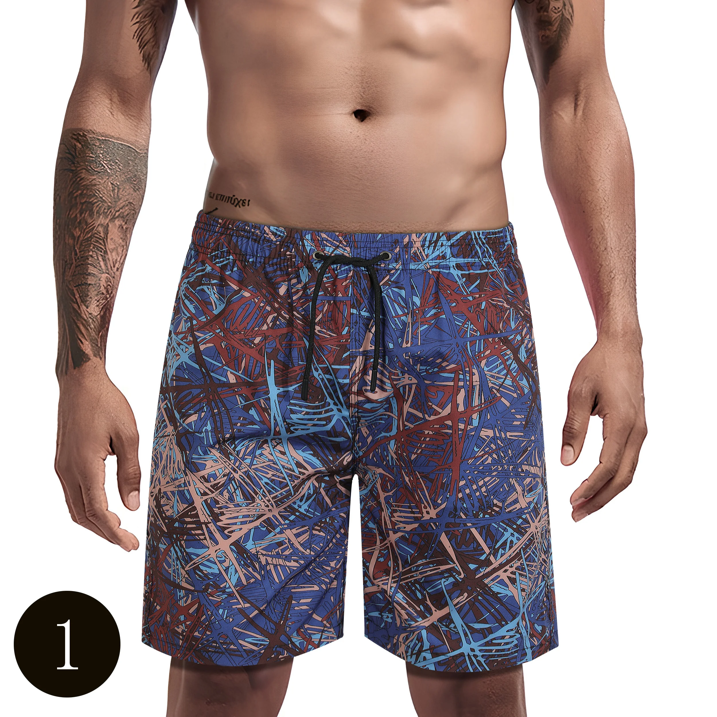 

Coconut Tree Men's Beach Swimming Trunks Men's Beach Shorts Hawaii Quick Dry Beach Vacation Swimming Shorts Casual Men's Surf Sh