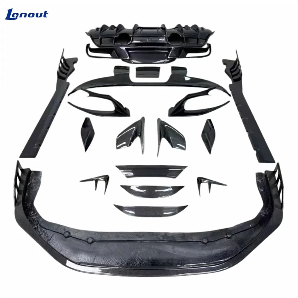 New Popular Lightweight Turbulence Kit for for ferrari F8 Modified K-style Carbon Fiber Small Surround Body Kit