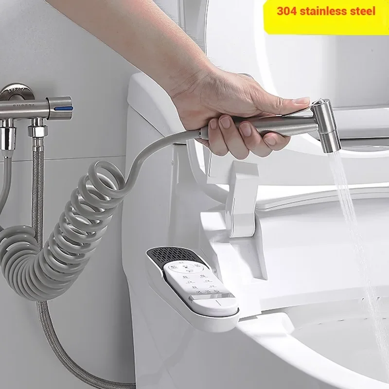 304 Stainless Steel Toilet Companion Spray Gun Set Bathroom Household Douche High Pressure Nozzle Woman Washer Water Gun