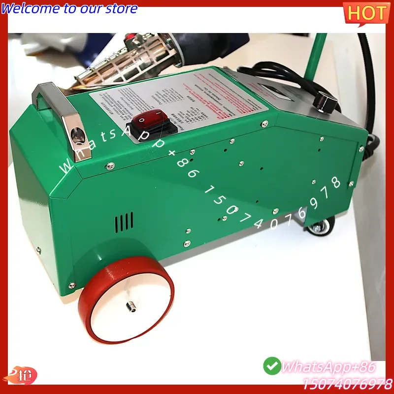 2026 Roller Compression Glueless Welding Machine Dual Wheel Frame Hot Air Welding Machine Wear Resistant Tarpaulin Matched