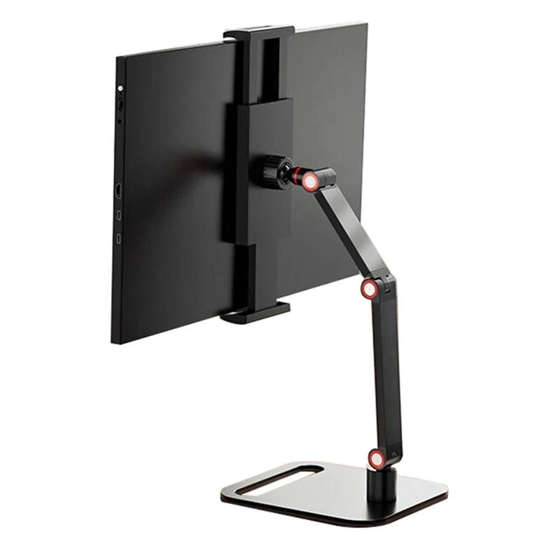 Portable Monitor Stand, Universal Metal Desk Holder,16 Inch Universal,Desktop Flat Bracket For Live Broadcast