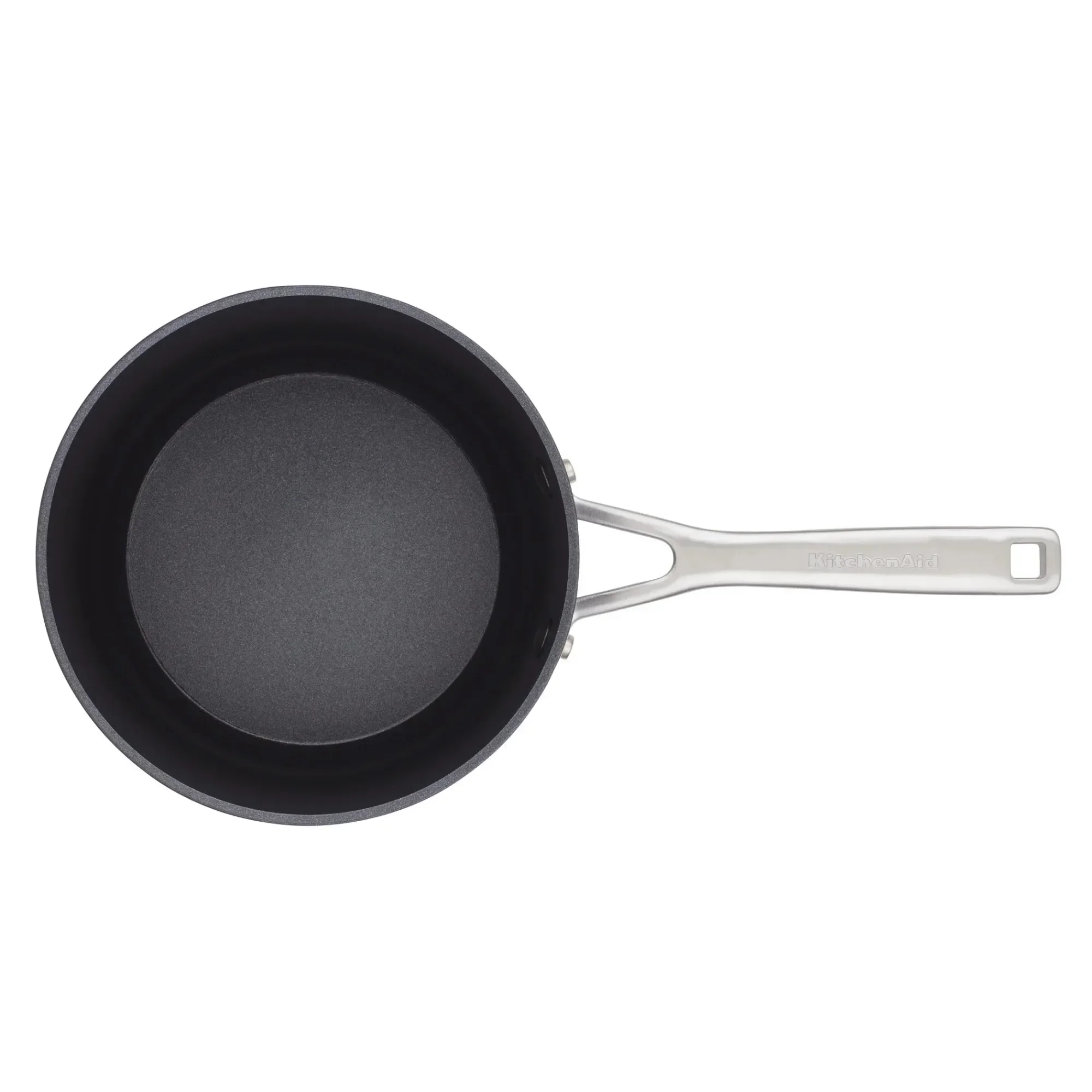 

Hard-Anodized 3 Quart Induction Nonstick Saucepan with Lid, Dishwasher Safe and Oven Safe to 500°F, Matte Black