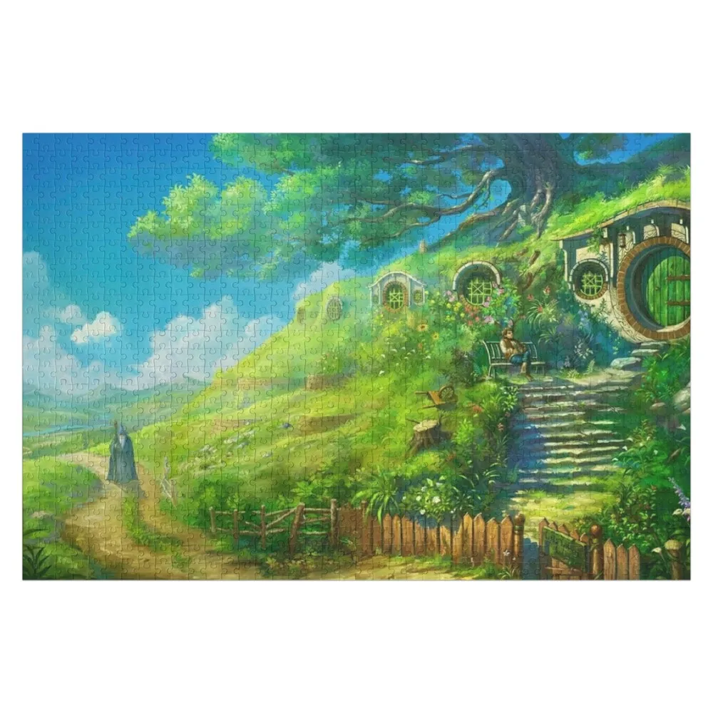 Beautiful Rivendell Jigsaw Puzzle Custom With Photo Woods For Adults Customized Kids Gift Custom Photo Puzzle
