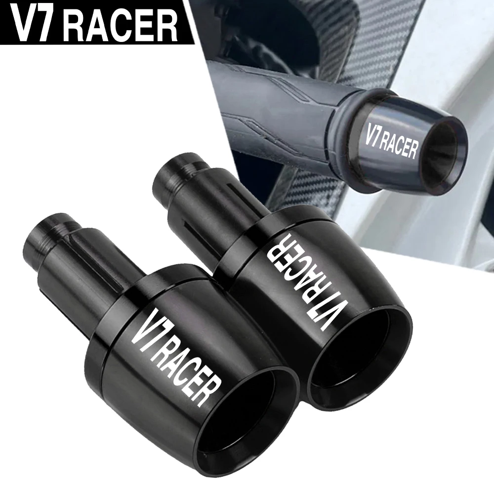 

For MOTO GUZZI V7 Racer 2011-2015 2012 2013 2014 V7RACER Motorcycle Accessories Handlebar Grips Ends Handle Bar Cap End Plug