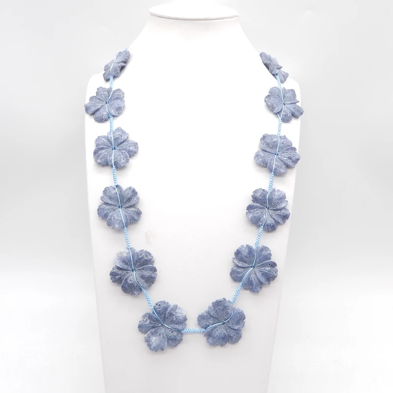 

B&F Handmade Blue Coral Pendant Beads Natural Stones for Jewelry Making Size 30x28x5 Mm Weight 54 Gvat Included Jewelry Supplies