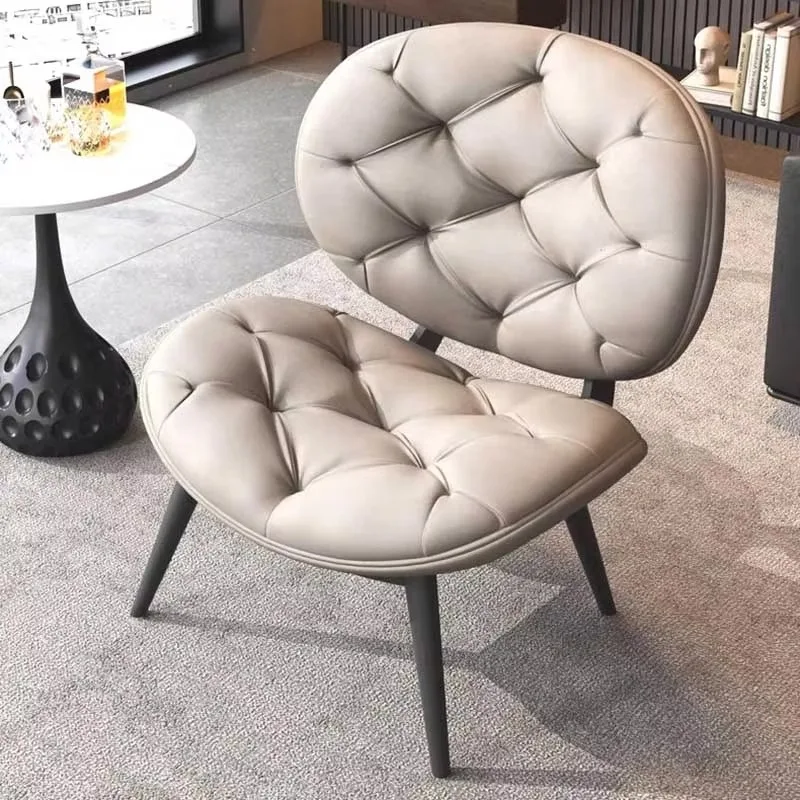 Designer Nordic Reading Chair Back Support Simple Fancy Living Room Sofas Floor Ergonomic Modern Fauteuil Salon Home Furniture