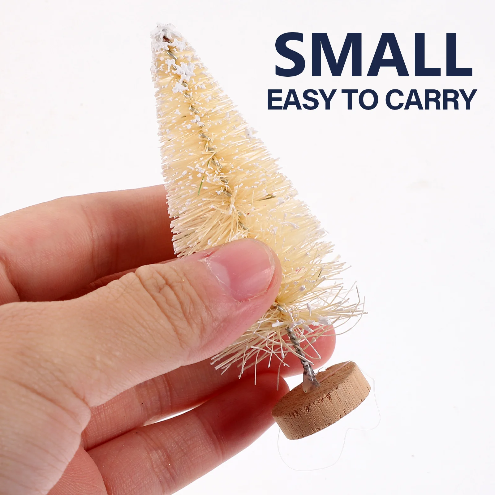 

1Set Desktop Xmas Tree Small Artificial Christmas Tree for Desk Table Decor Miniature Holiday Scene Ornament Supplies