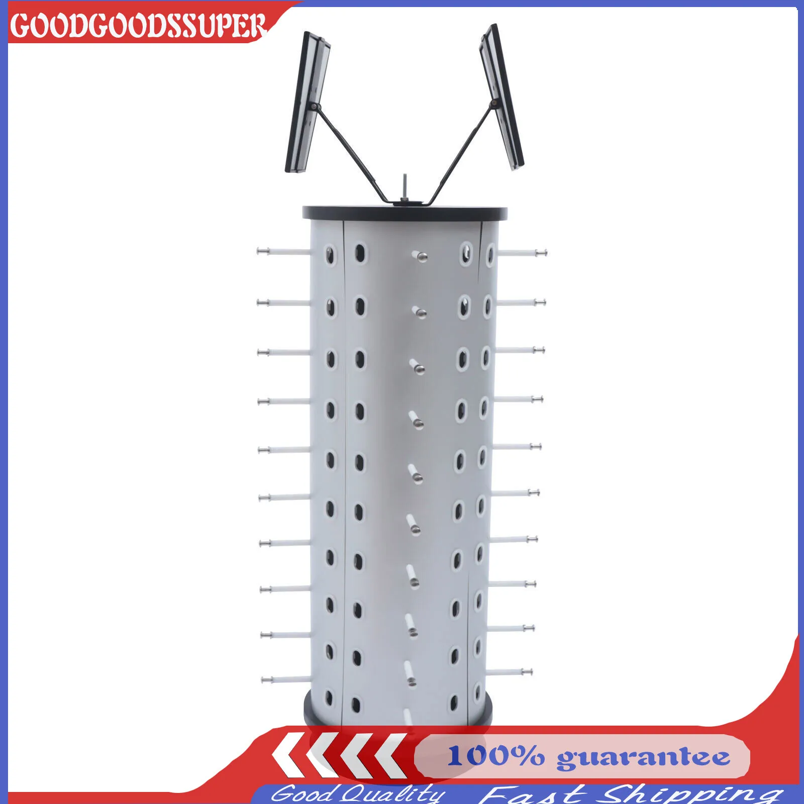 40 pares de óculos rack titular óculos de sol expositor com espelho 360 rotação