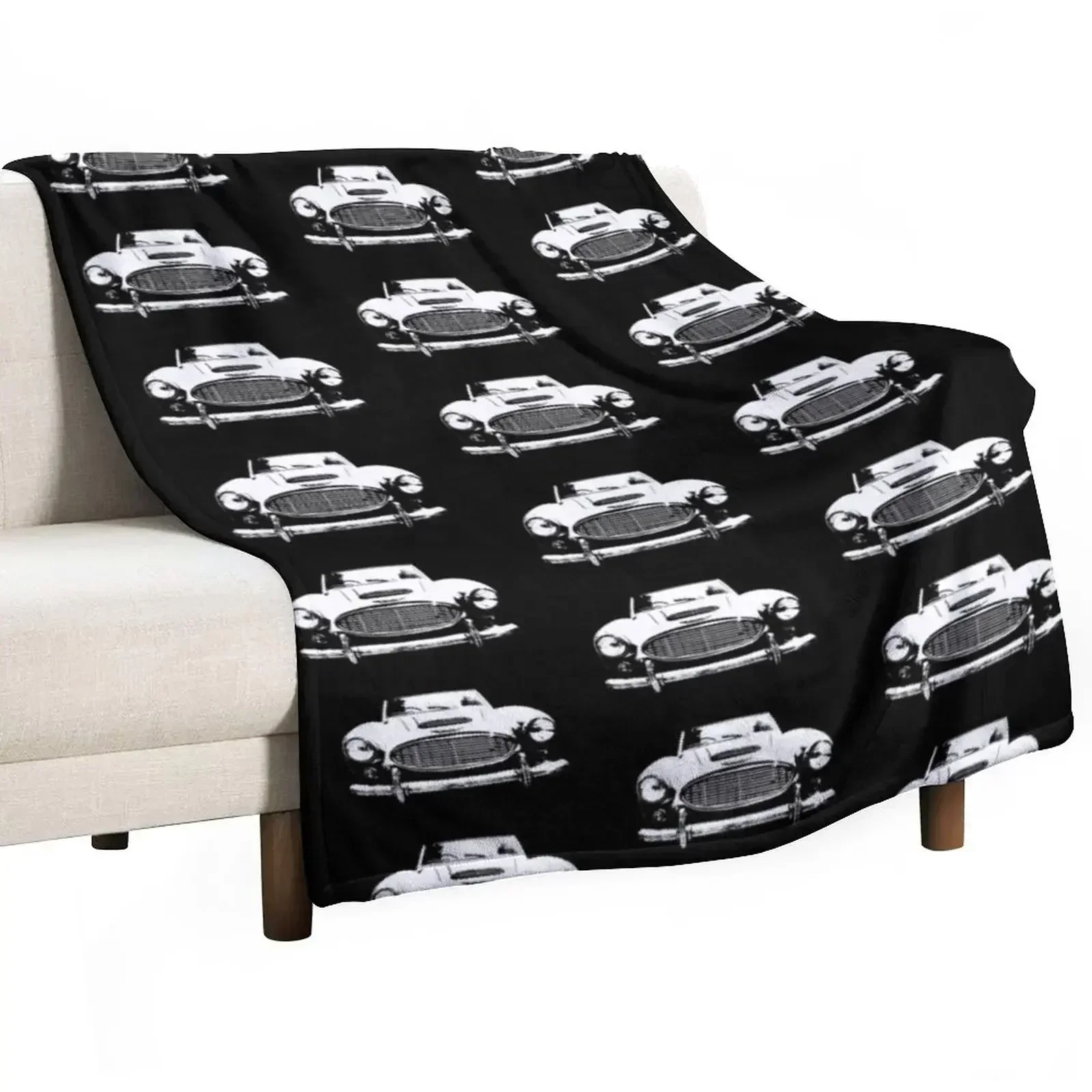 

New Austin Healey 3000 1960s British classic car monoblock white Throw Blanket for babies anime Soft Beds Polar Blankets