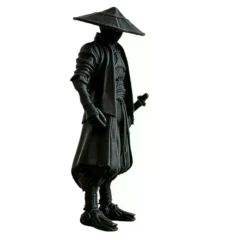Durable Resin Mini Chinese Swordsman Figure Car Ornament Exquisite Hand-painted Statue for Car Interior Home Decor Gifts