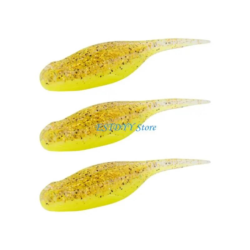 G6DE 3pack Floating Soft Baits Fishing Lures Artificial Catfishes Baits Tackle Fishing Baits For Freshwaters Saltwater Fishing