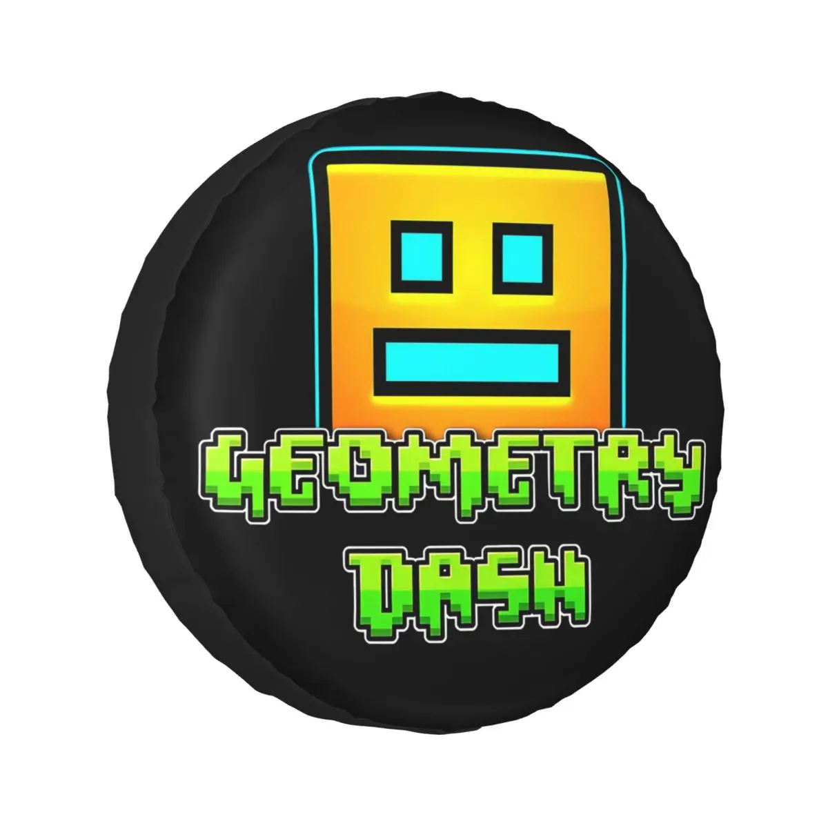 

Custom Geometry Dash Spare Tire Cover for Jeep SUV RV 4WD Pajero 4x4 Wheel Protector Covers 14" 15" 16" 17" Inch