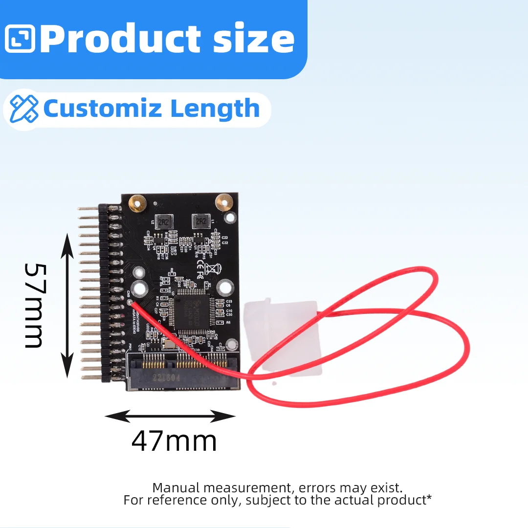 MSATA Solid State Drive To IDE Adapter Card 3.5inch 3.5-inch Clamp Pin 3.5 3.5