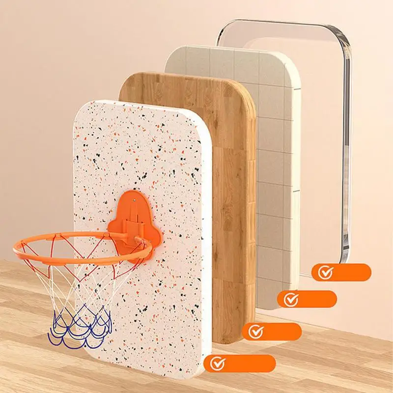 Canestro da basket per interni 32 cm Dribbbling Silenzioso Canestro da allenamento per basket Silenzioso che rimbalza a parete Giocattoli da esterno per bambini