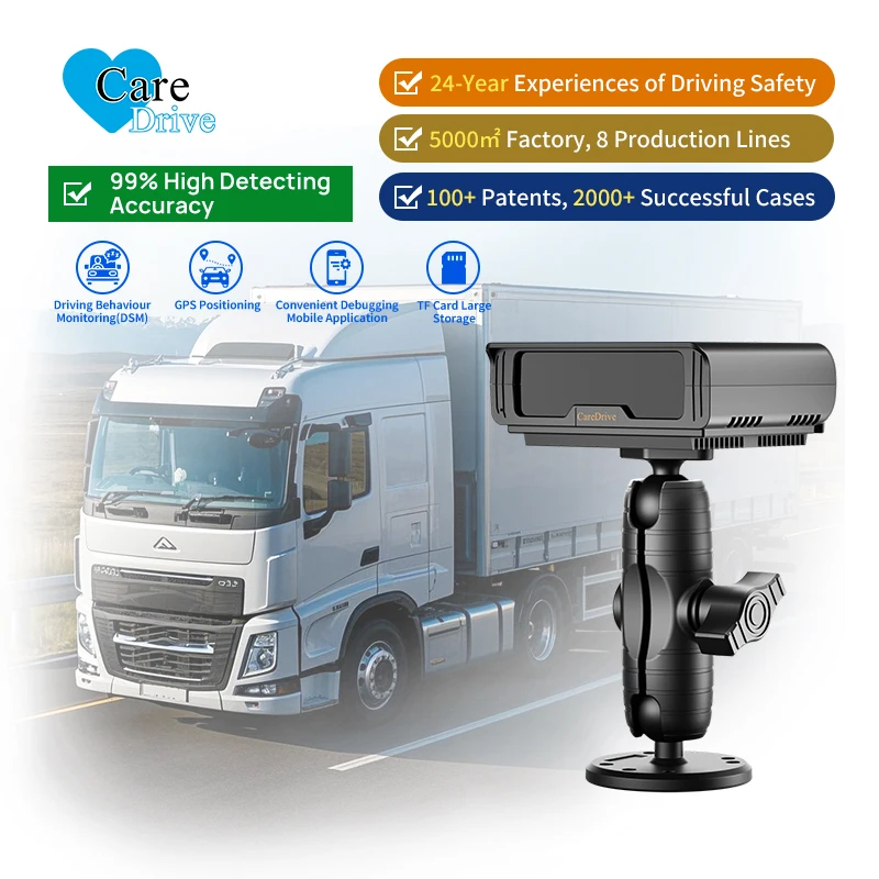 Alwaycare CMSV6 DSM GPS Driver Status Monitoring DMS App Control ADAS Fatigue Alert System For Truck Bus