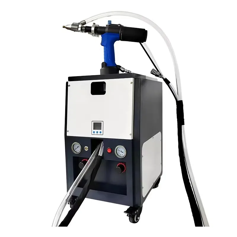 Handheld Pneumatic Automatic Feeding Nut Setter Industrial Riveting Tool For Metal Fastening Processing