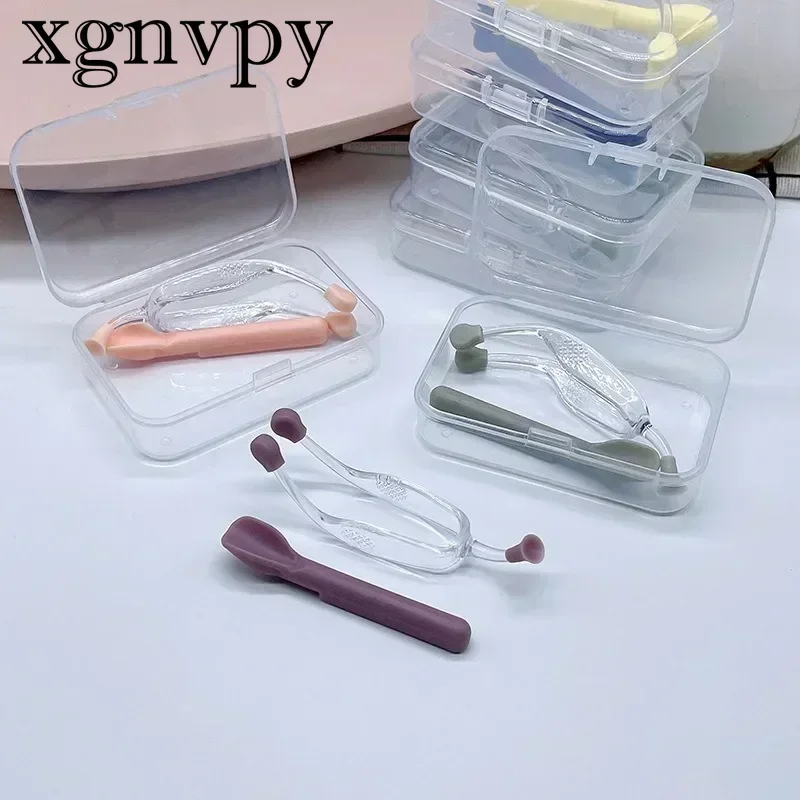 xgnvpy Portable Contact Lens Remover Contact Lens Tweezers Suction Rod Integrated Support Set