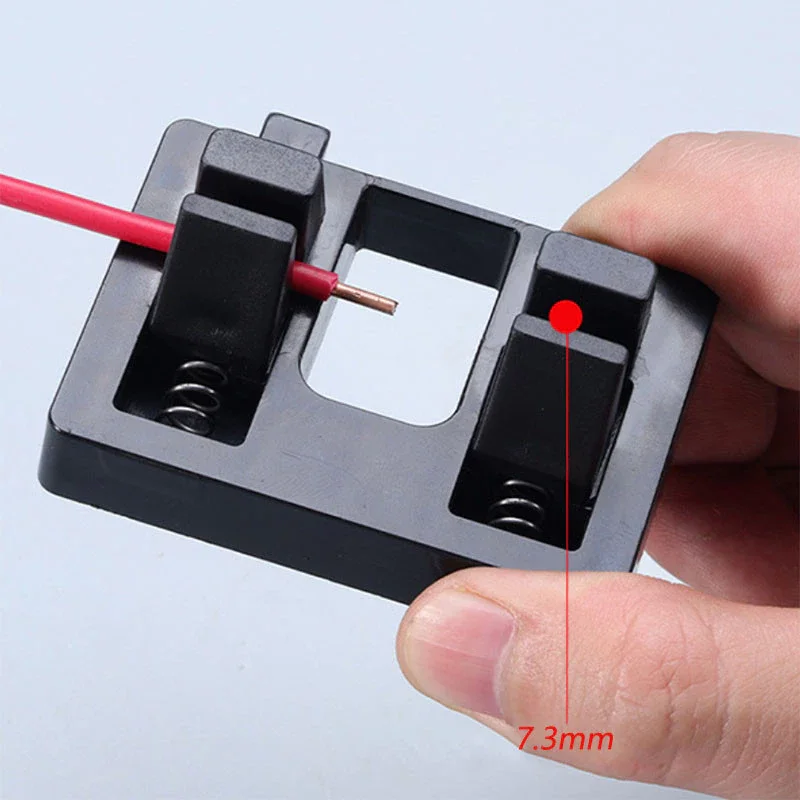 Welding Wire Fixture Electrode ABS Electrode Holder Portable Wire Welding Fixture Precise Cable Clamps  Soldering Locator Tools image 4