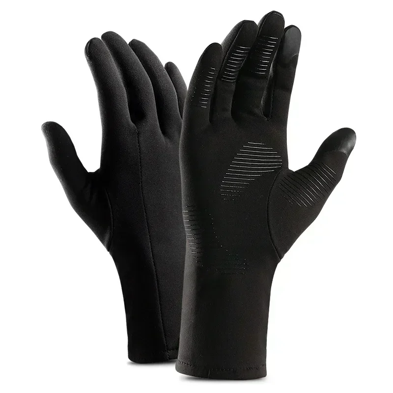 Autumn Winter Cold-proof Running Gloves Windproof Non-slip Keep Warm Touch Screen Outdoor Sports Cycling Gloves Men And Women