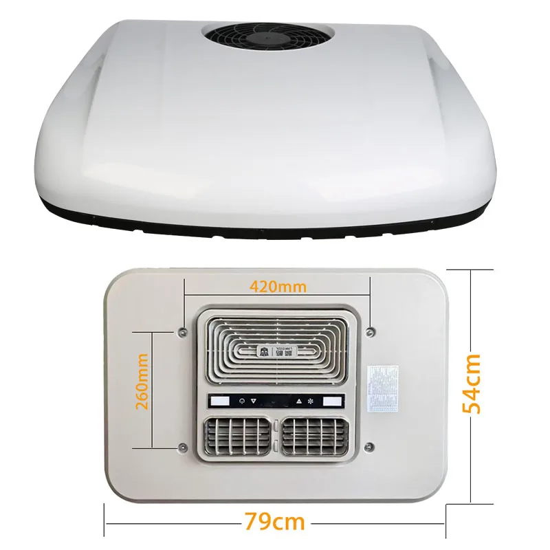 24V Electric Integrated Truck Sprinter Van Ambulance Rooftop Parking Air Conditioner