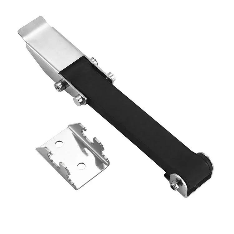 

Stainless steel Latches Buckle Holder Internal Button Hook Rubber Elastic Vehicle Shock Absorption Engine Cover Hasp 250N Load