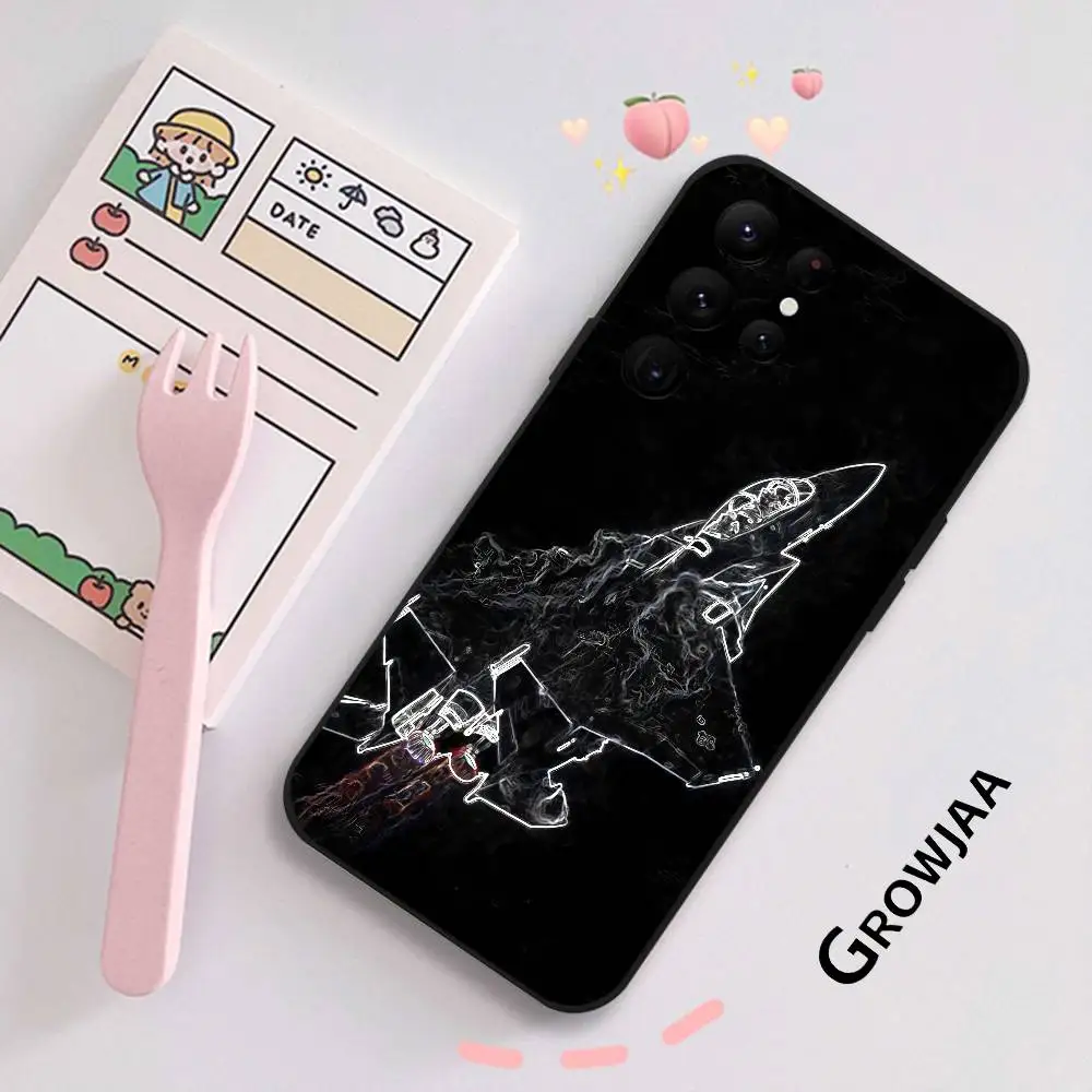 حافظة لهاتف سامسونج جالاكسي S24 Ultra S22 S23 Ultra S21 S20 5G واقية من السيليكون والبولي يوريثان الناعم Funda