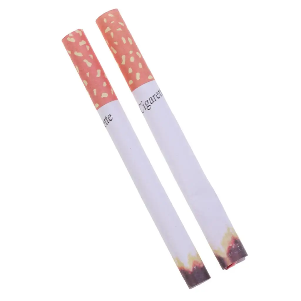 Fake Puff Cigarettes Rubber Prank Toy Realistic Smoke Prop Gag Gift for Costume Party Trick Joke Magic Show