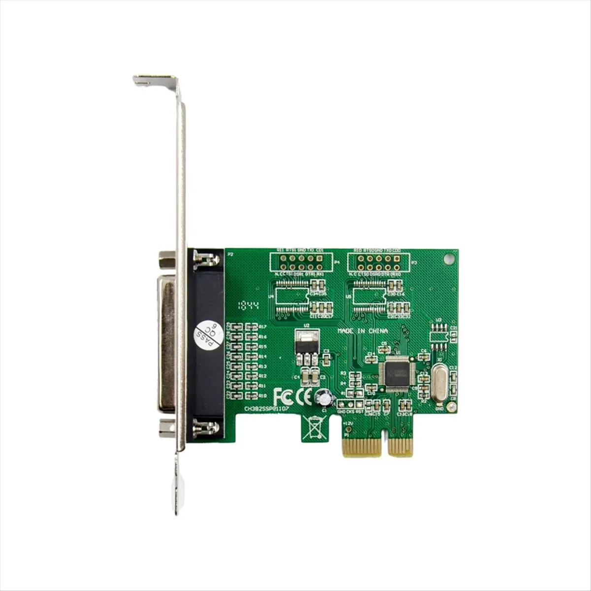L77A Controller Card ST38 PCIe X1 CH382L DB-25 Pin Industrial for Print Terminal Multi-Function Convenient Expansion Card