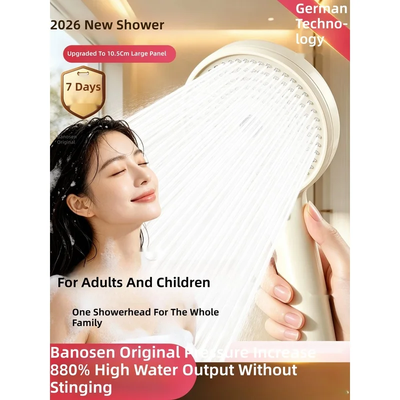National subsidy: dual‑use pressurized showerhead for children and adults, household baby‑friendly shower set—your ultimate b...