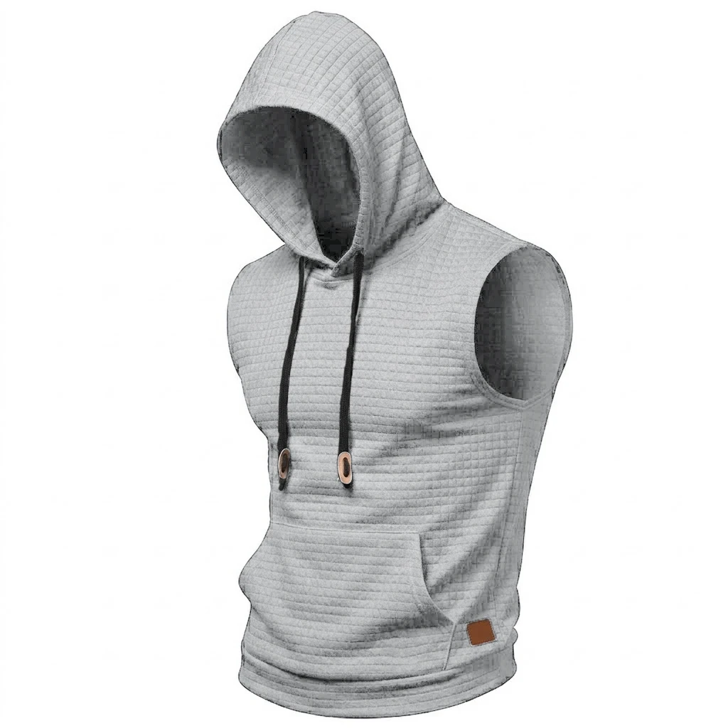 Lightweight Sleeveless Sweatshirts Gym Man Shirts Daily Wear Hoodies for Man Work Shirts Luxury Clothes Fitness Sport Tank Tops