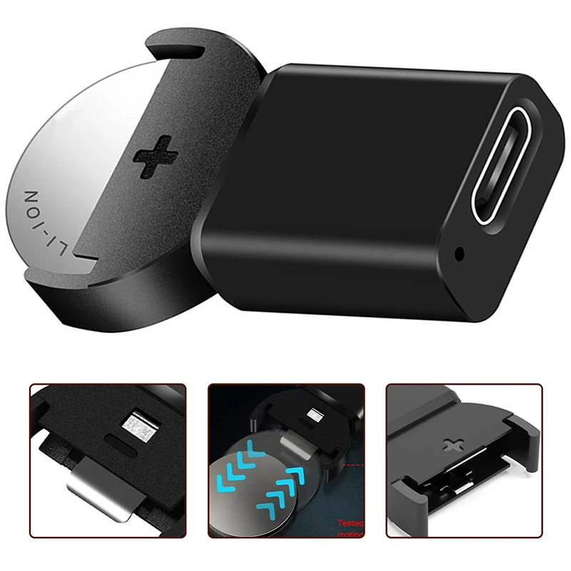 New USB Type C Plug Lithium 2032 Battery Adapter For LIR2032 LIR2025 ML2032 ML2025 CR2032 Coin Button Cell Battery Fast Charger