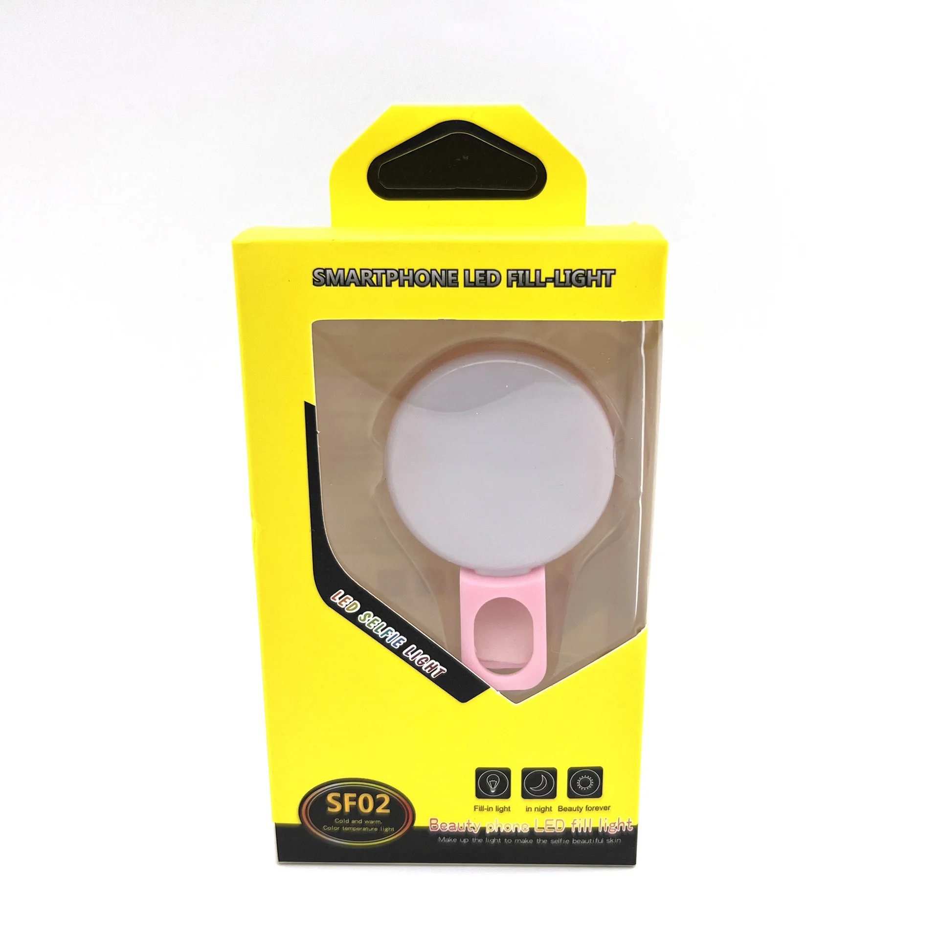 Mini telefono cellulare luce di riempimento luce fredda e calda SF02 l'obiettivo della fotocamera della terza marcia Selfie Stick Mobile