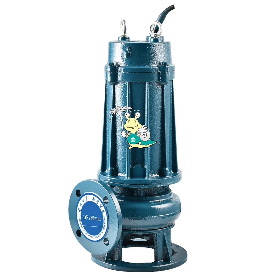 manufacturers WQ Series Unblocked Sewage pump for sewage waste water pump sewage motor water pump 3KW