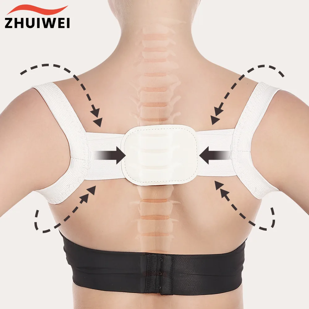 

Adjustable Therapy Posture Corrector Shoulder Support Back Brace Posture Correction Back Support Shoulder Belt Massager Tool