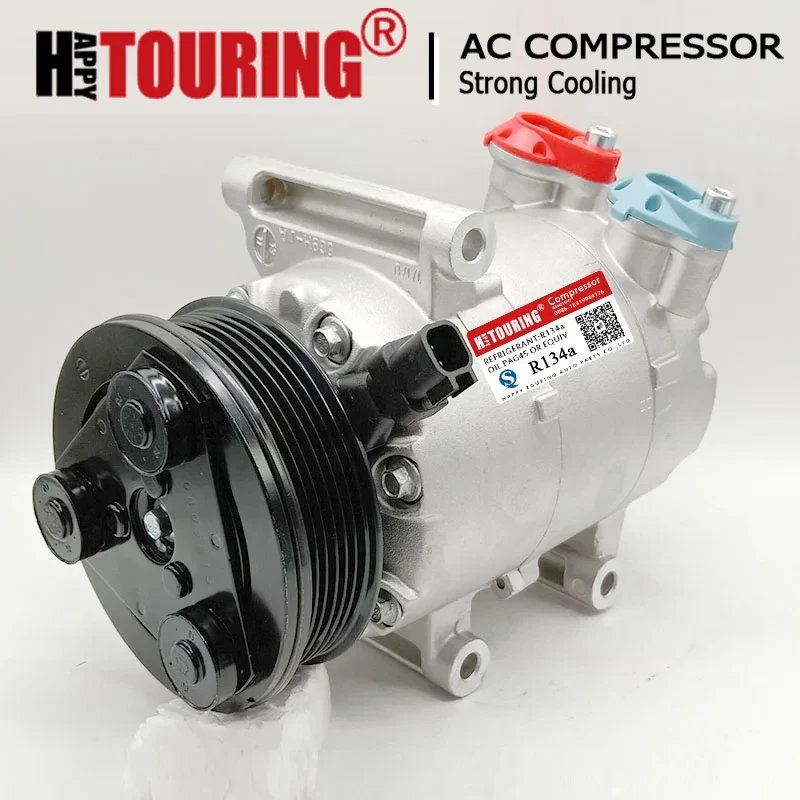 

AC Compressor For LAND ROVER FREELANDER FORD MONDEO S-MAX GALAXY 6G9119D629FH 6G9119D629FF 6G9119D629FE 6G9119D629FD LR056301