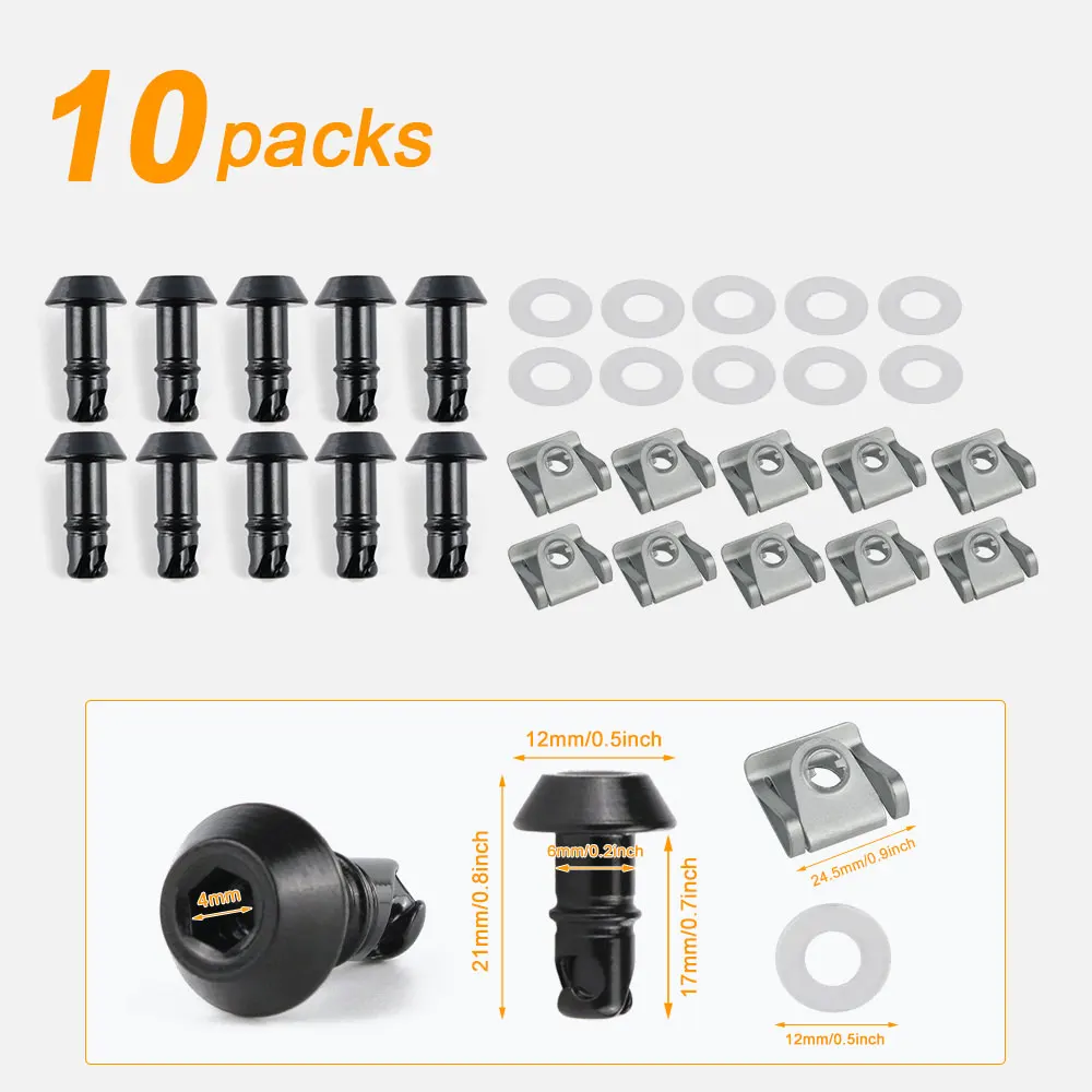 17mm Motorrad Quick Release Drehen Rennen Verkleidung Verschluss Universal Für Ducati 749 916 MV Agusta Aprilia Yamaha R1 R6 GSXR Honda